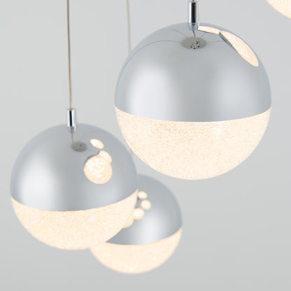 Sparkle 5-light LED pendant