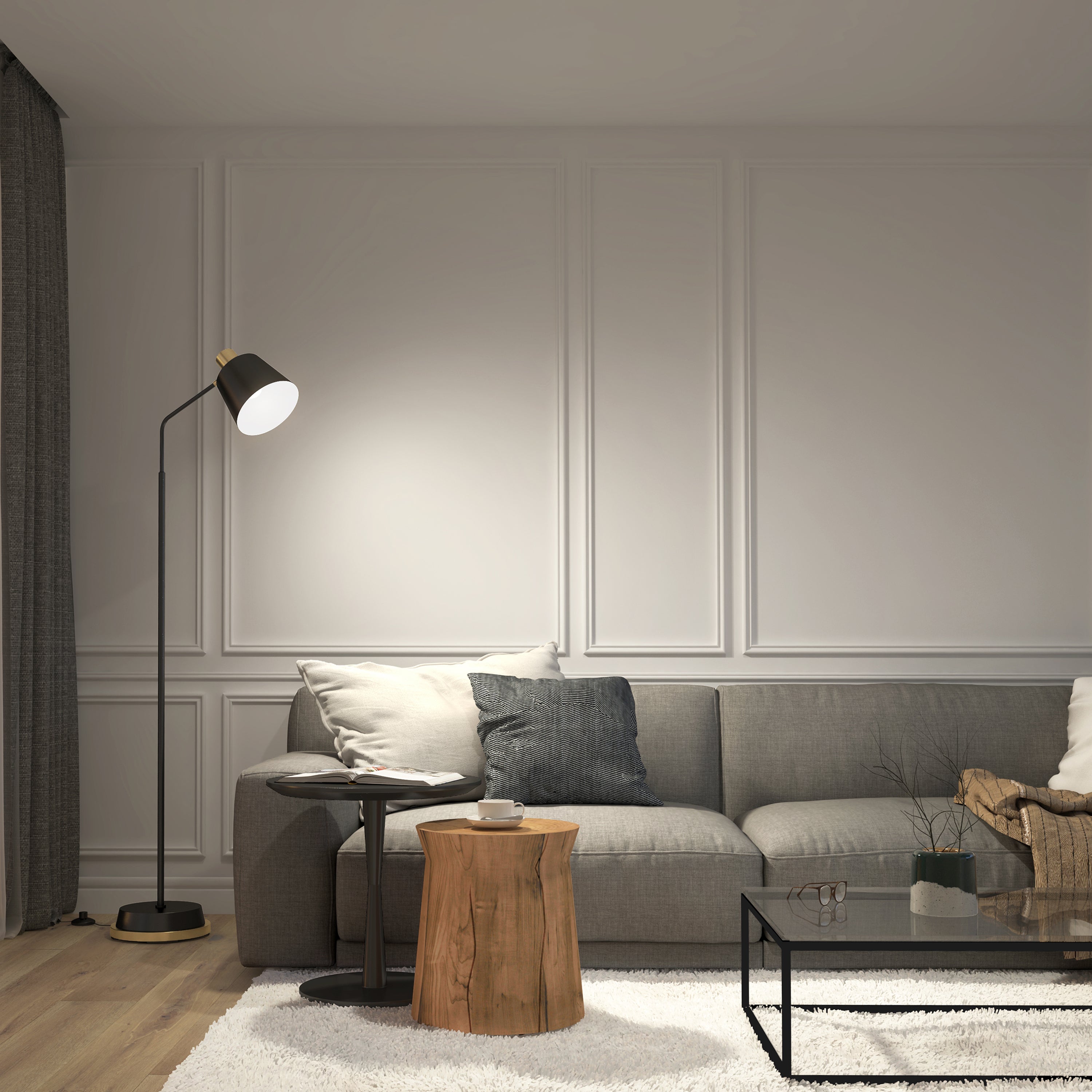 Alton LED Modern Floor Lamp - Thumbnail 5