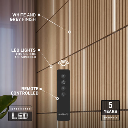 Lumilok LED Wall Panel Light with Remote for Sonolok
