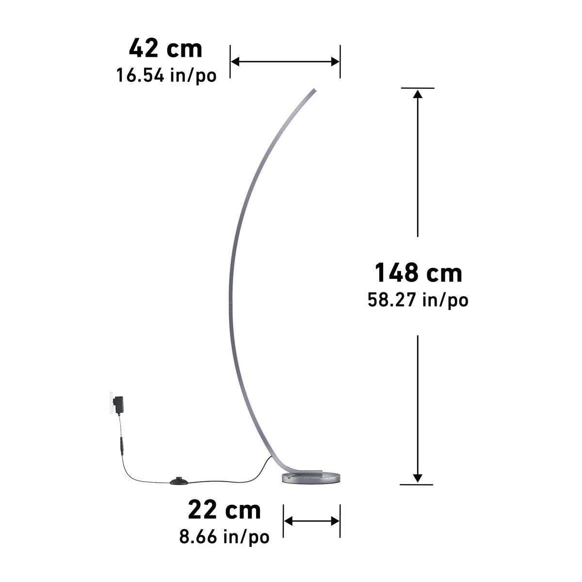 Arc LED Floor Lamp
