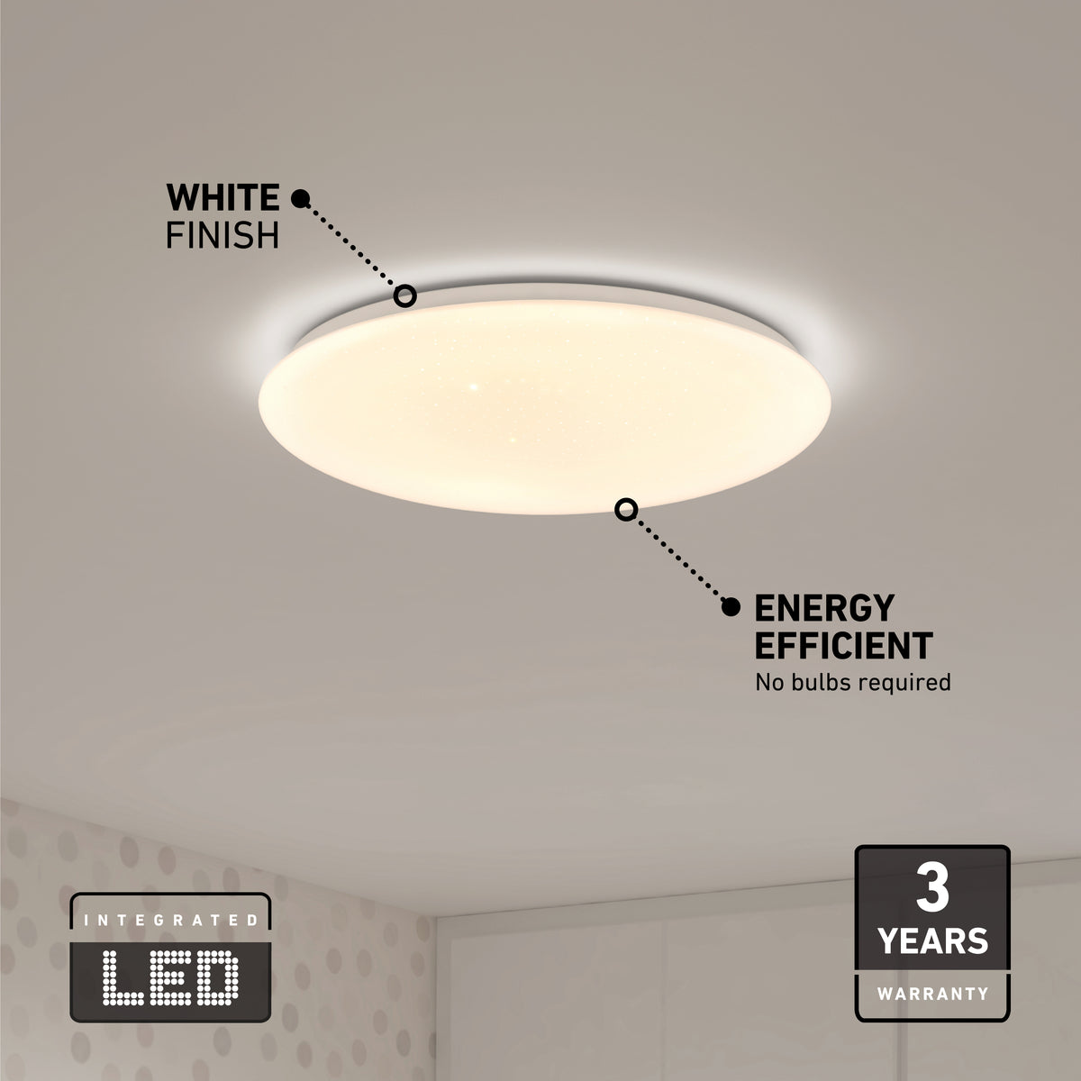 Empress 13 in. (33 cm) Modern LED Flush Mount Ceiling Light 3 CCT