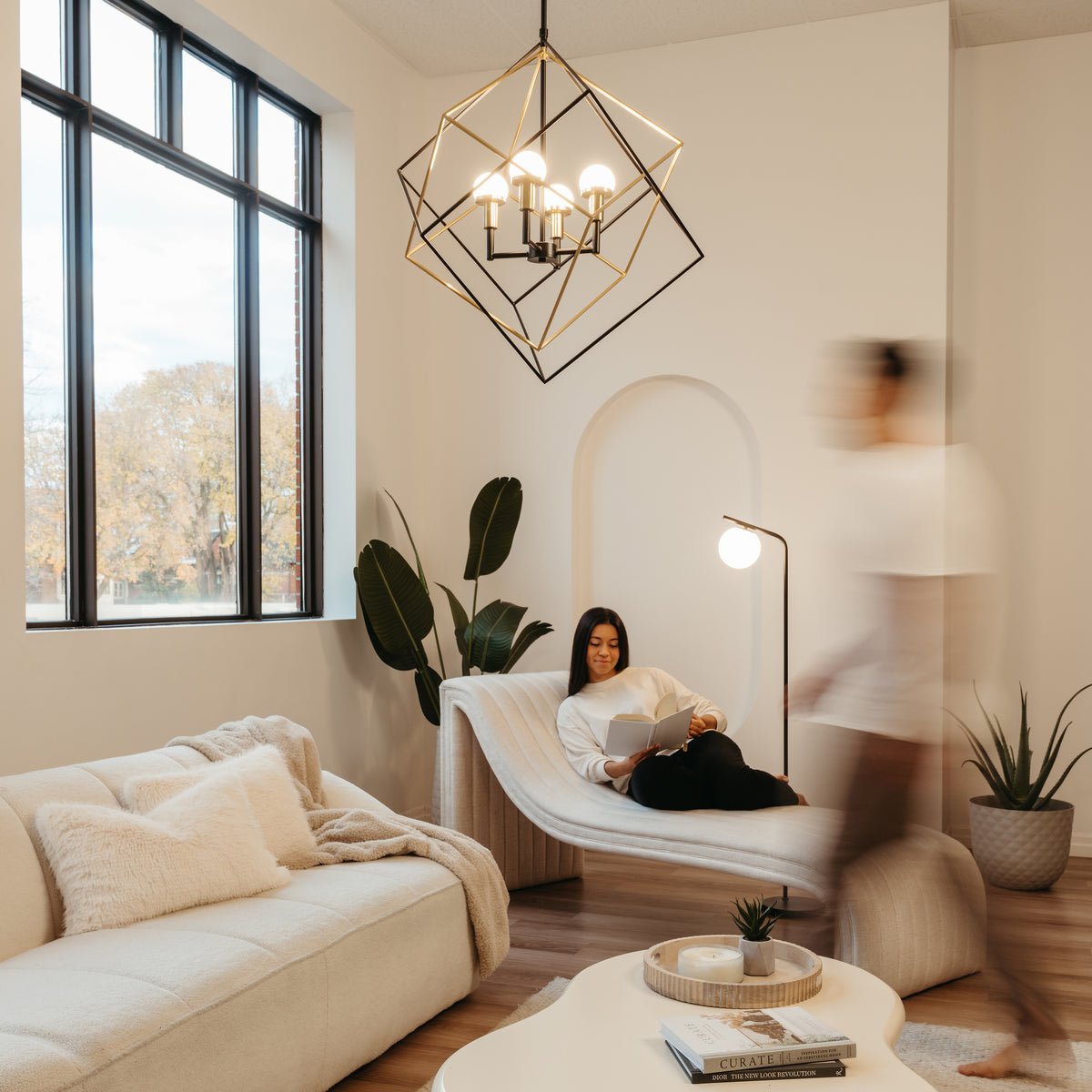 Peyton LED modern mid-century pendant light