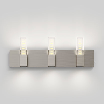 Hologram LED modern bathroom vanity light 5 CCT