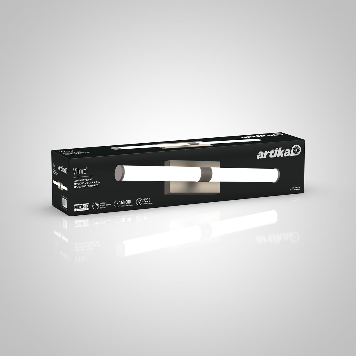 Vitoro 27-in (69 cm) Integrated LED Vanity Light Bar for Bathroom
