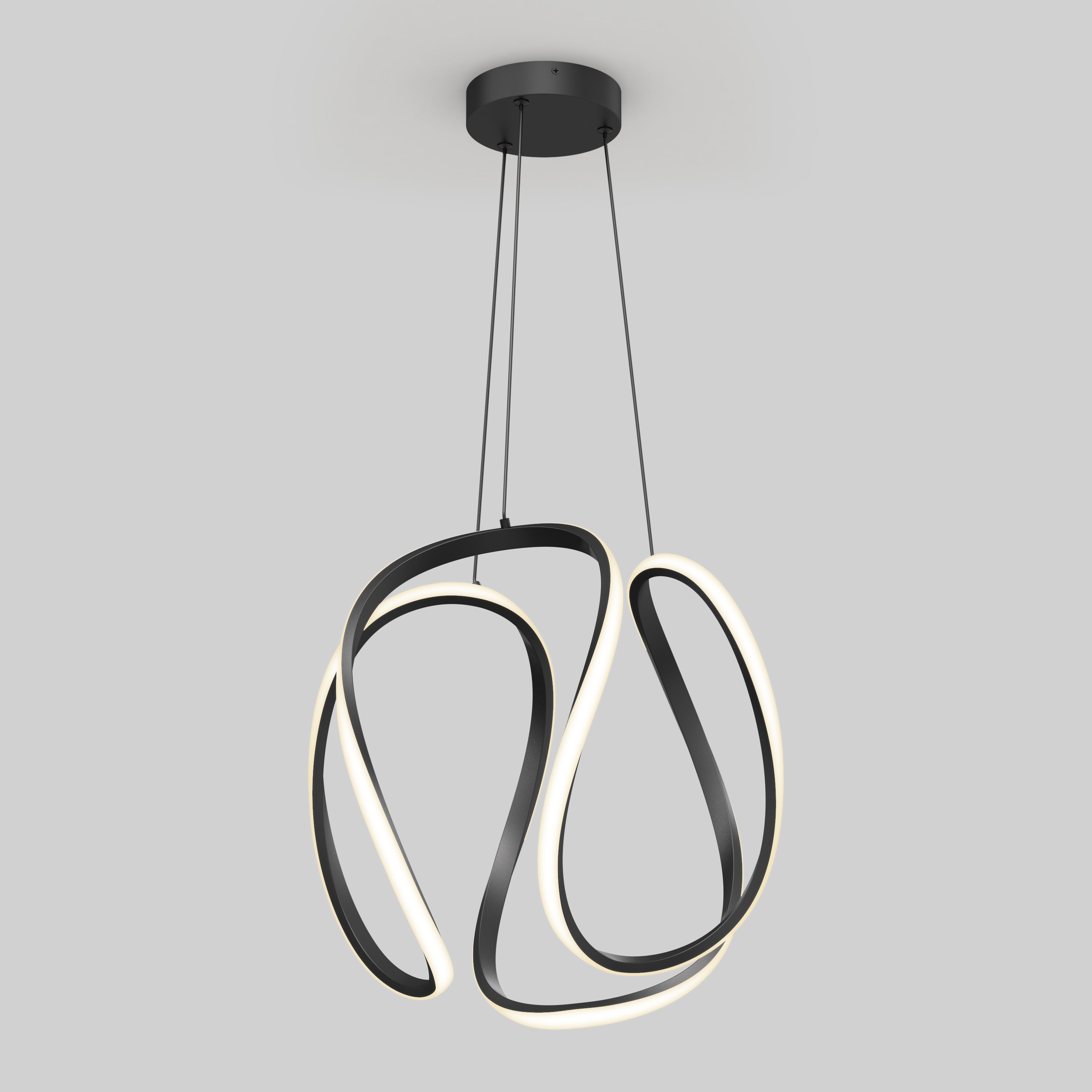 Lámpara Colgante LED 5CCT Vivaldi Big Negro in Negro mate | Artika
