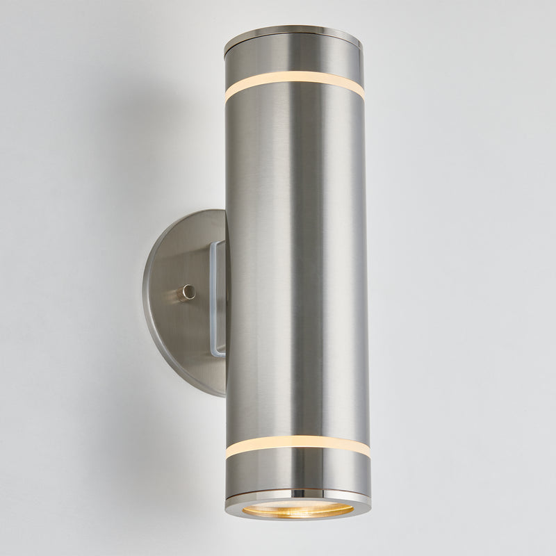 C7 indoor-outdoor wall light, Stainless Steel