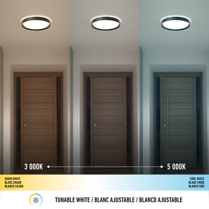 Callisto 15 in. LED flush mount light 5 CCT