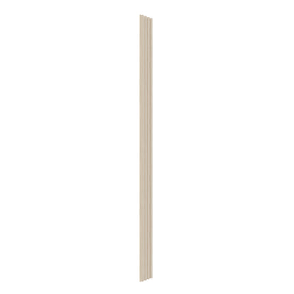 The Artika Panolok 30.67 ft wall panel kit (pack of 8) features single vertical light wood slats with grooved details, displayed against a plain white background.