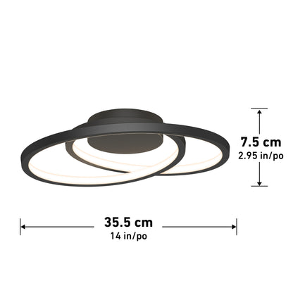 Salto LED flush mount light