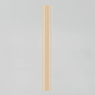 Eight Panolok 30.67 ft wall panels by Artika are lined up vertically against a plain light gray background, showcasing a sleek minimalist style.