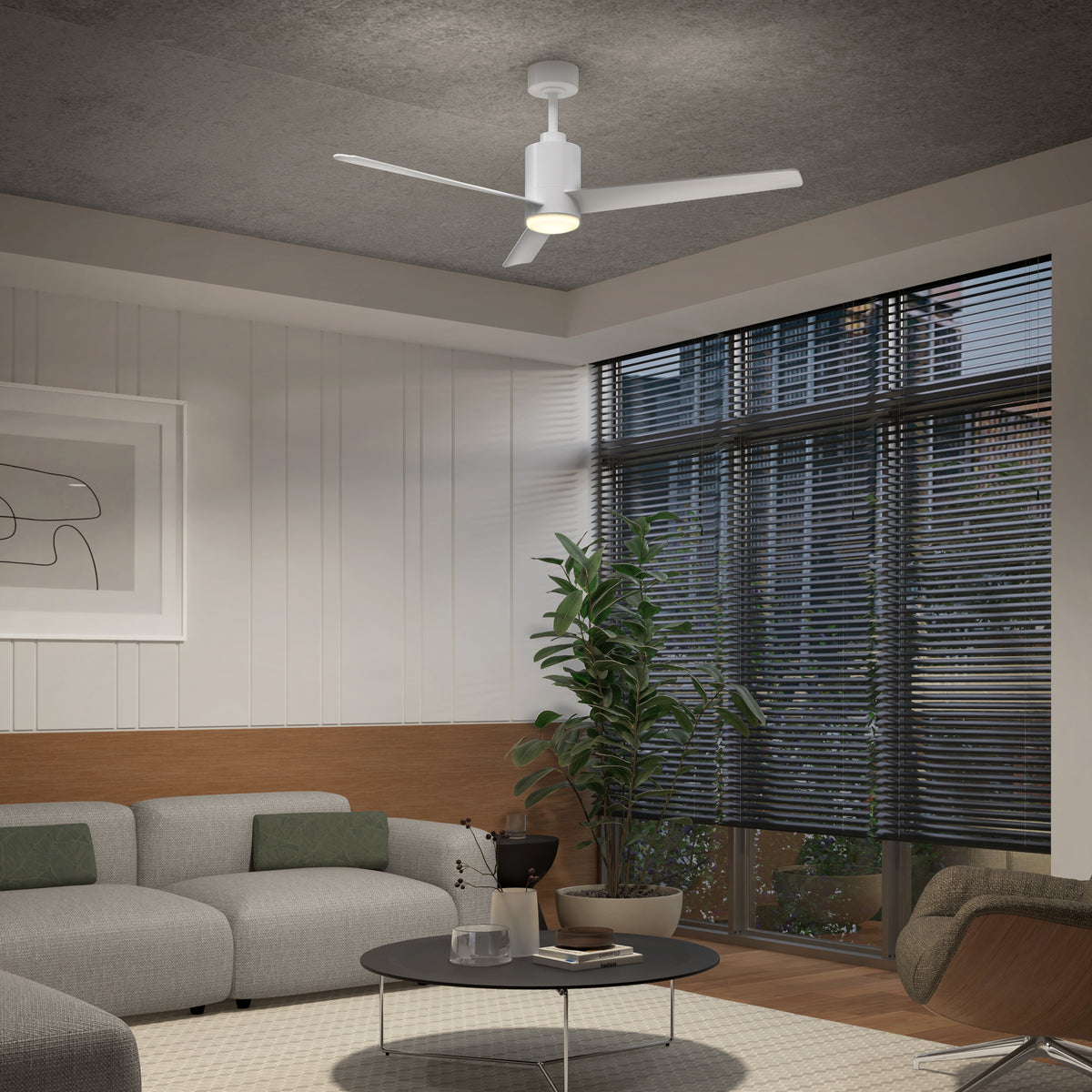 Ellison 52 in. LED modern ceiling fan - with remote