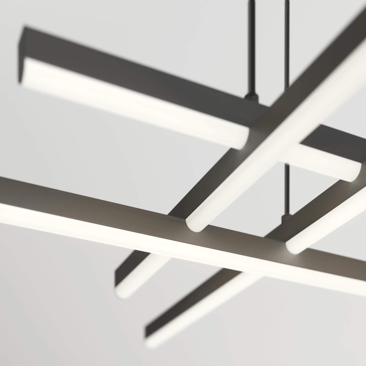 Grid LED pendant light