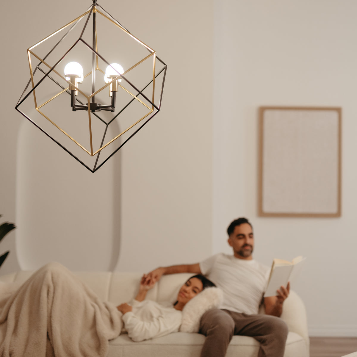Peyton LED modern mid-century pendant light
