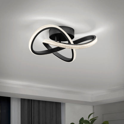 Morgan modern LED flush mount light 5 CCT
