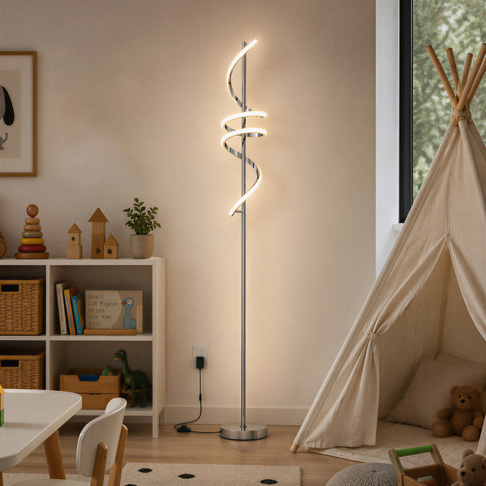 Coda modern LED floor lamp 5CCT