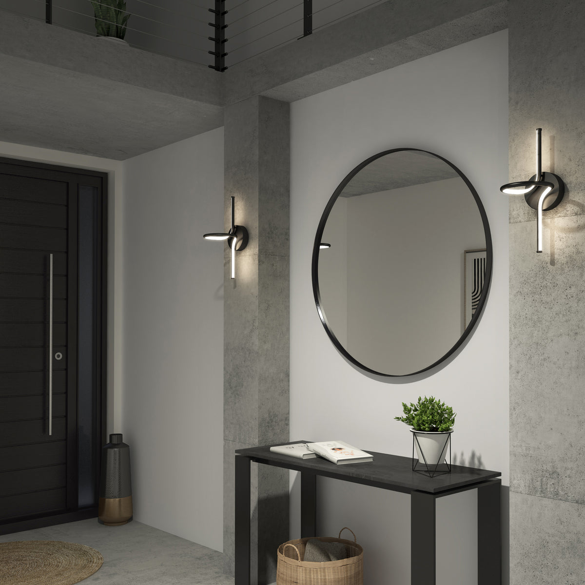 Swirl LED Sconce