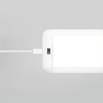 Artika Maestro under cabinet LED light 3 CCT (pack of 3), rectangular with rounded edges, shown with cable on gray background.