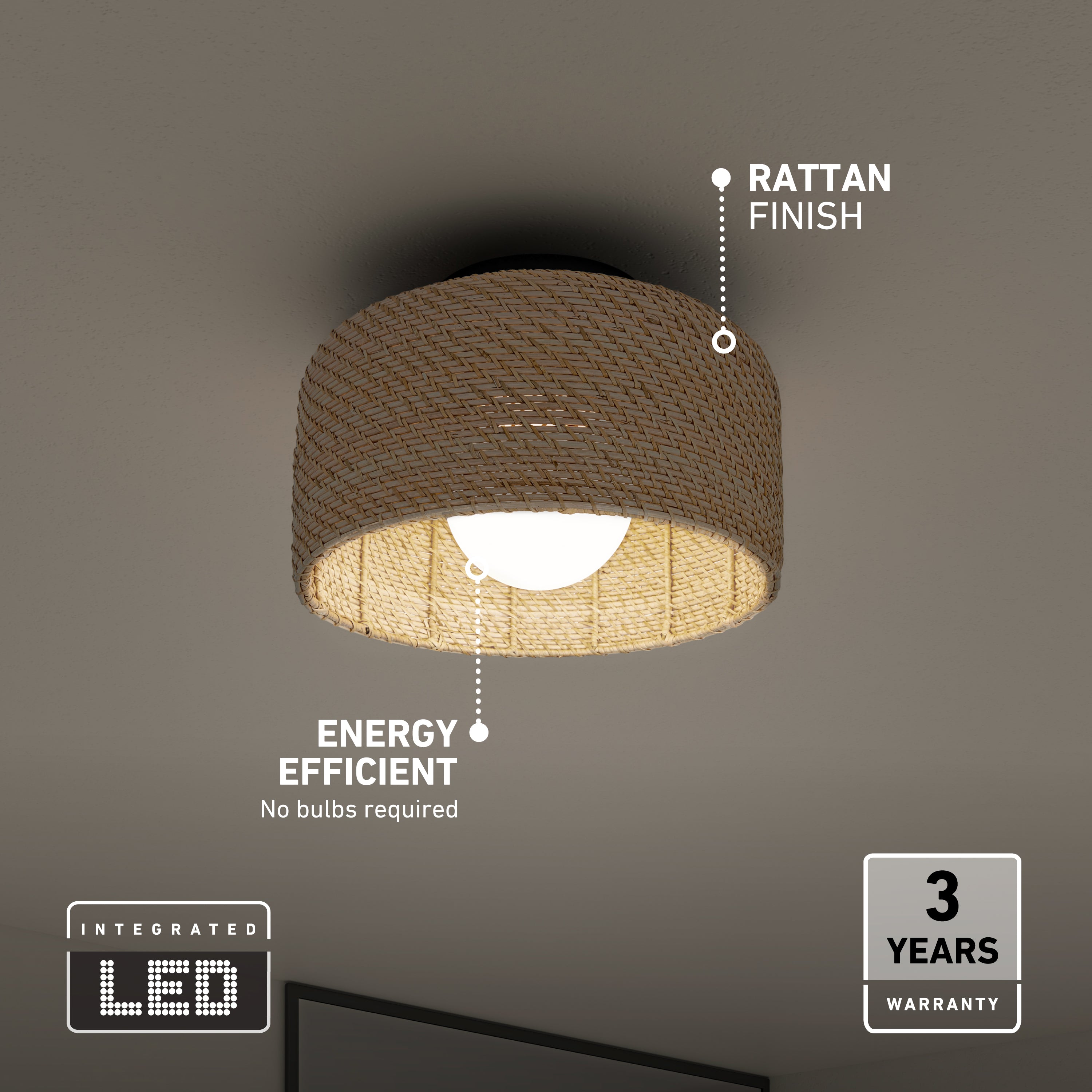 Emiko modern LED 5 CCT ceiling light - Thumbnail 2