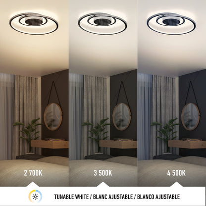 Salto LED flush mount light