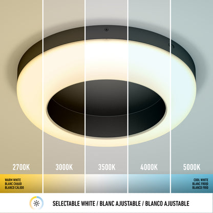 Louka lámpara de techo LED moderno 15 in.