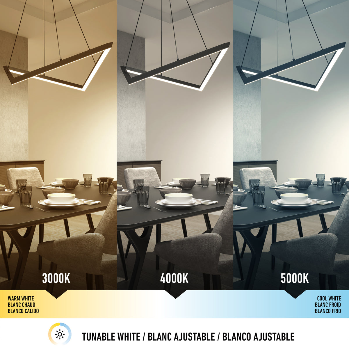 Artemis lámpara suspendida LED 3 CCT