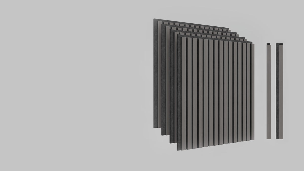 Sonolok Wall Panel Grey and Black